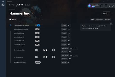 hammerting cheats|Hammerting Cheats and Trainer for Steam .